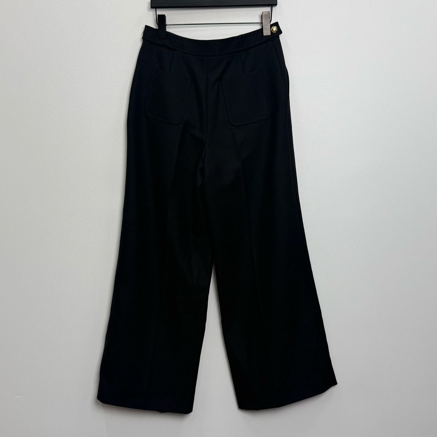 Celine CELINE Wool Mohair Blend Wide Leg Pants Size 38 Size 27" / US 4 / IT 40 - 2 Thumbnail