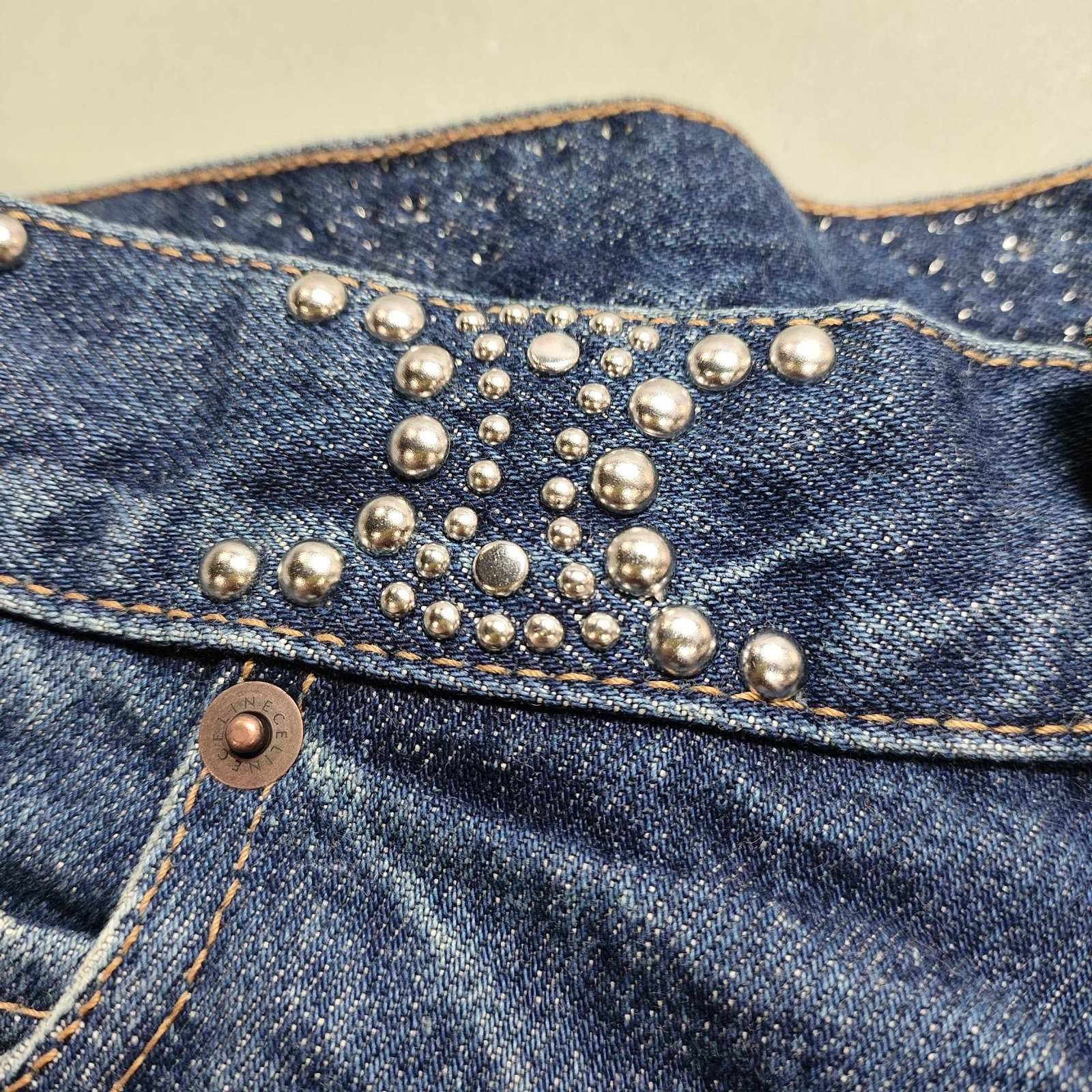 Celine Celine Studded Denim Shorts Size 27 Size 27" / US 4 / IT 40 - 6 Thumbnail