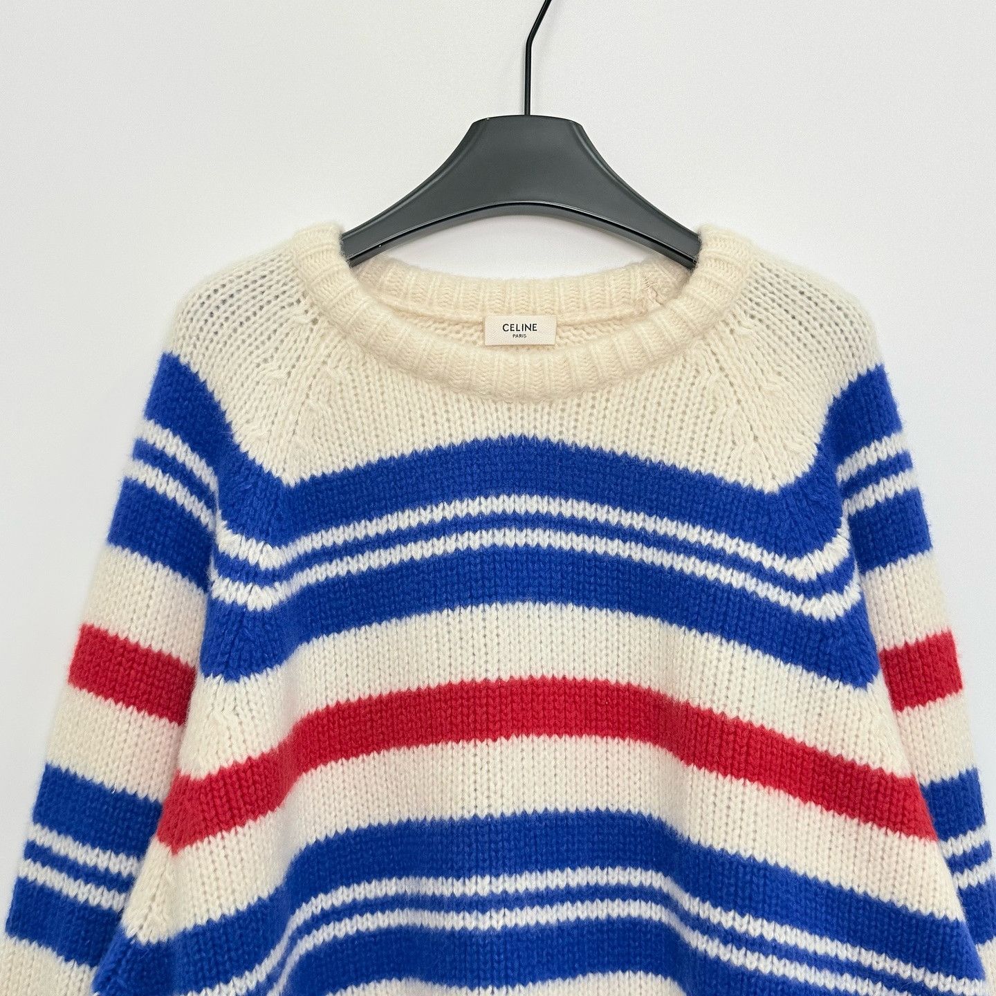 Celine Celine Striped Cashmere Silk Crewneck Sweater Size S Size S / US 4 / IT 40 - 3 Thumbnail