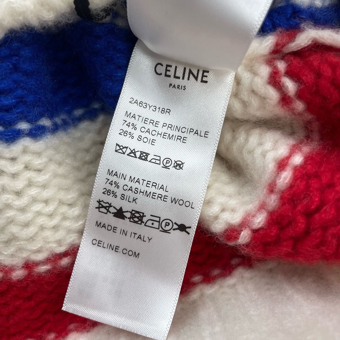 Celine Celine Striped Cashmere Silk Crewneck Sweater Size S Size S / US 4 / IT 40 - 5 Thumbnail