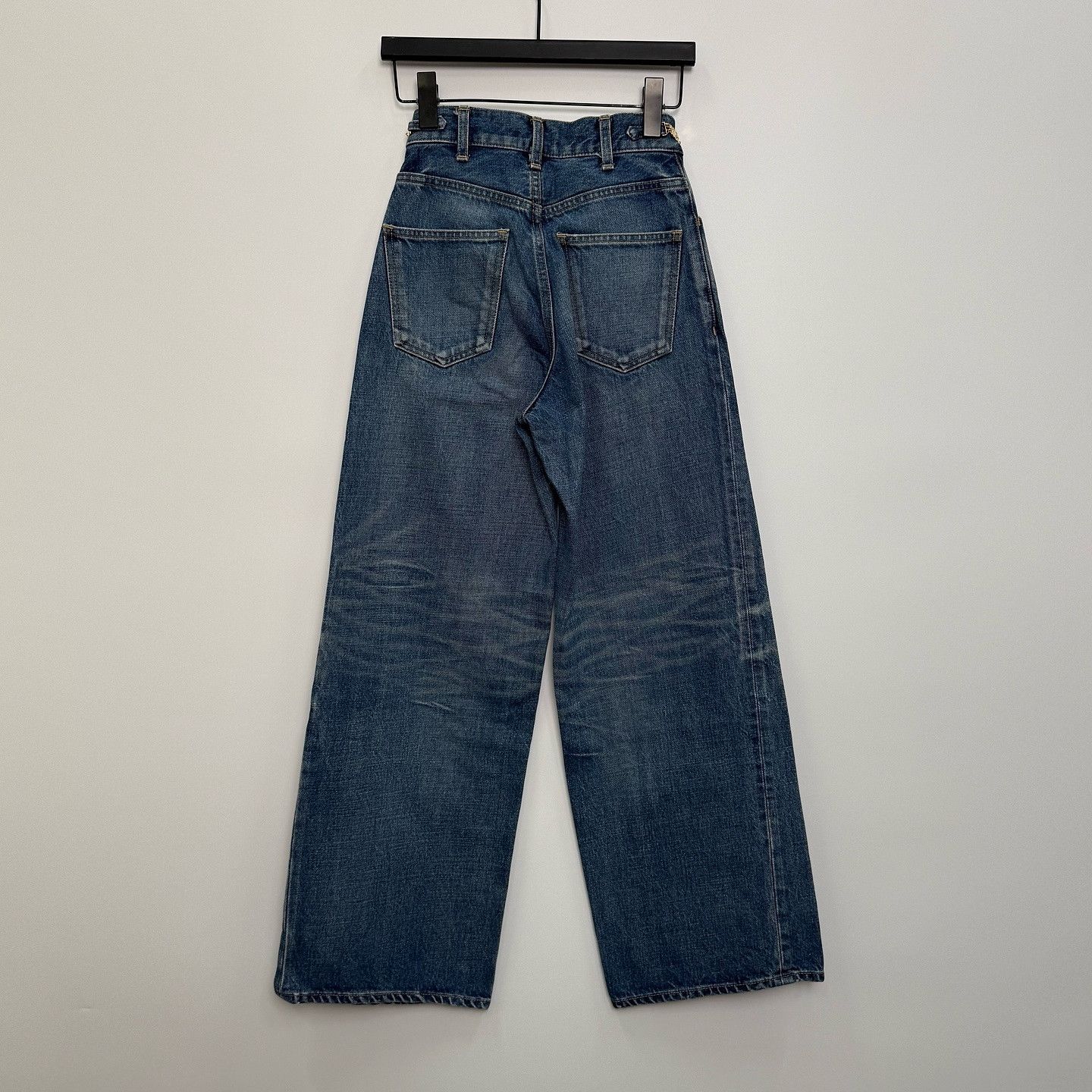 Celine Celine Triomphe Chain Jeans Size 24 Size 24" / US 00 / IT 34 - 2 Thumbnail