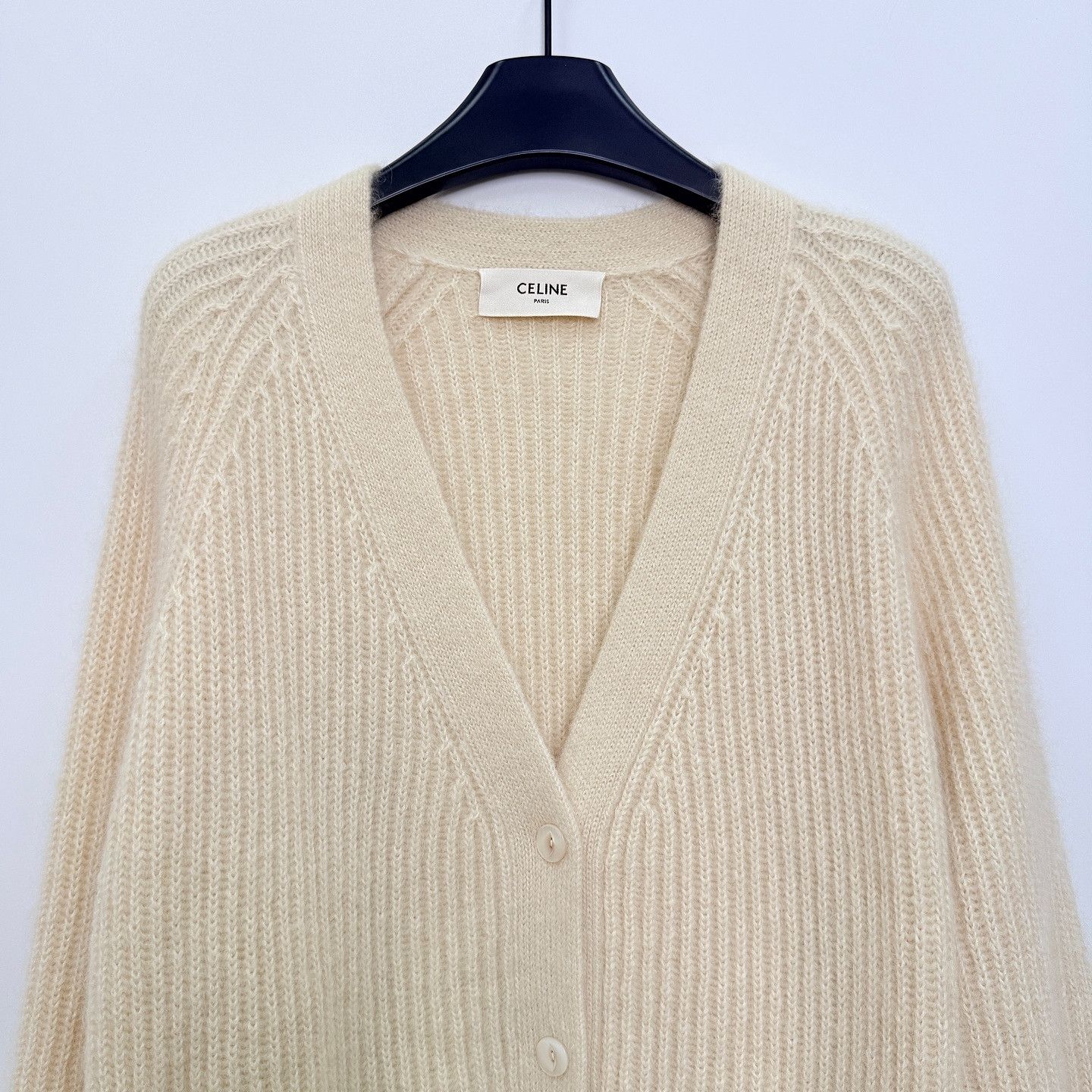 Celine Celine Mohair V-Neck Cardigan Size M Size M / US 6-8 / IT 42-44 - 6 Thumbnail