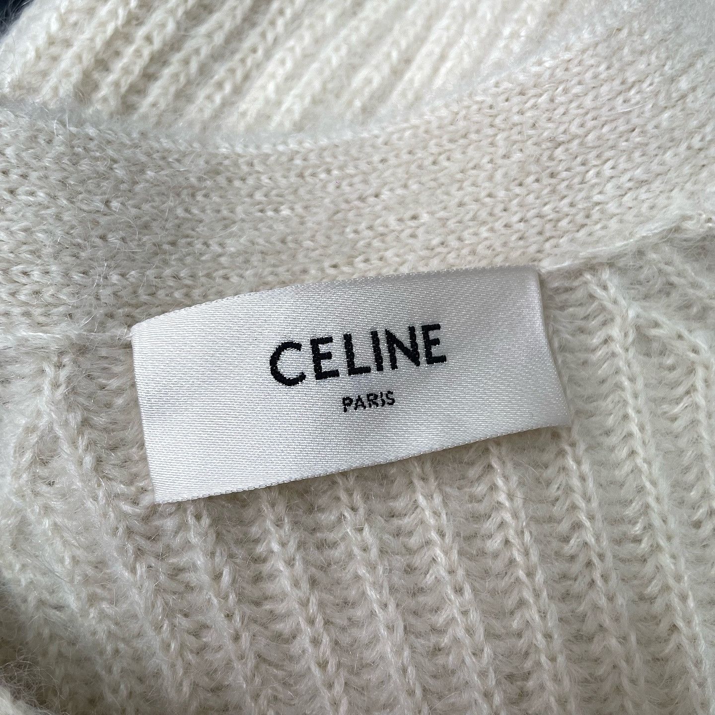 Celine Celine Mohair V-Neck Cardigan Size M Size M / US 6-8 / IT 42-44 - 3 Thumbnail