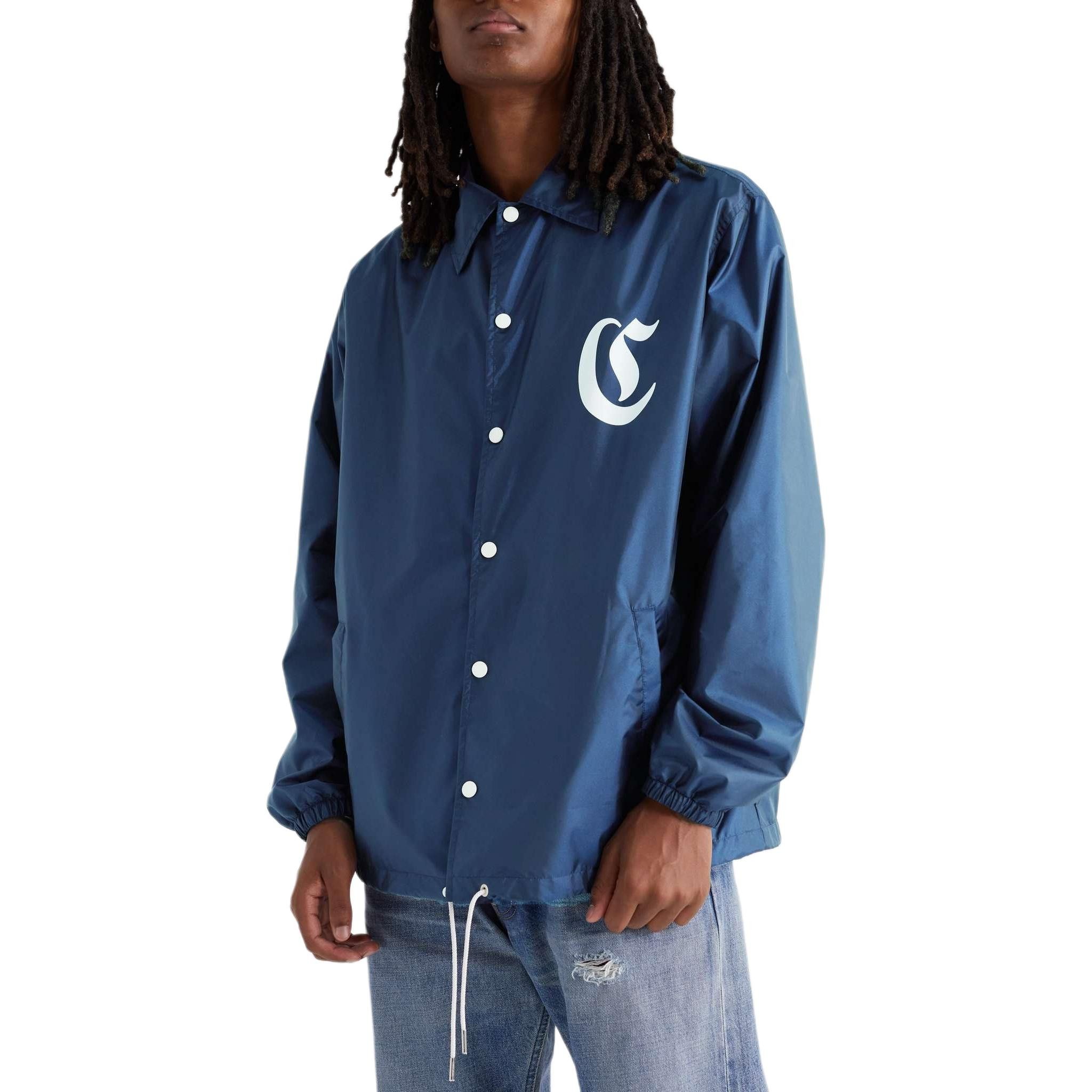 Celine CELINE Logo Print Coach Jacket Size L Size US L / EU 52-54 / 3 - 7 Thumbnail