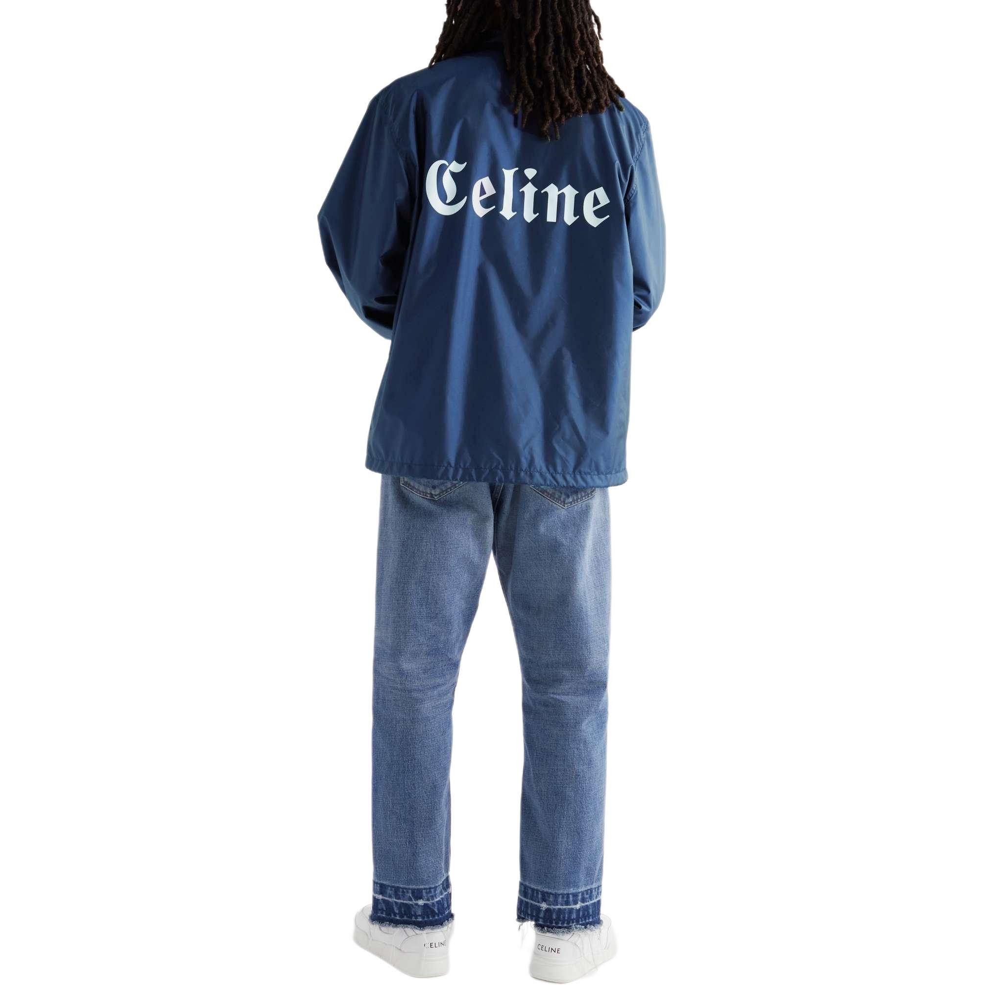 Celine CELINE Logo Print Coach Jacket Size L Size US L / EU 52-54 / 3 - 8 Thumbnail