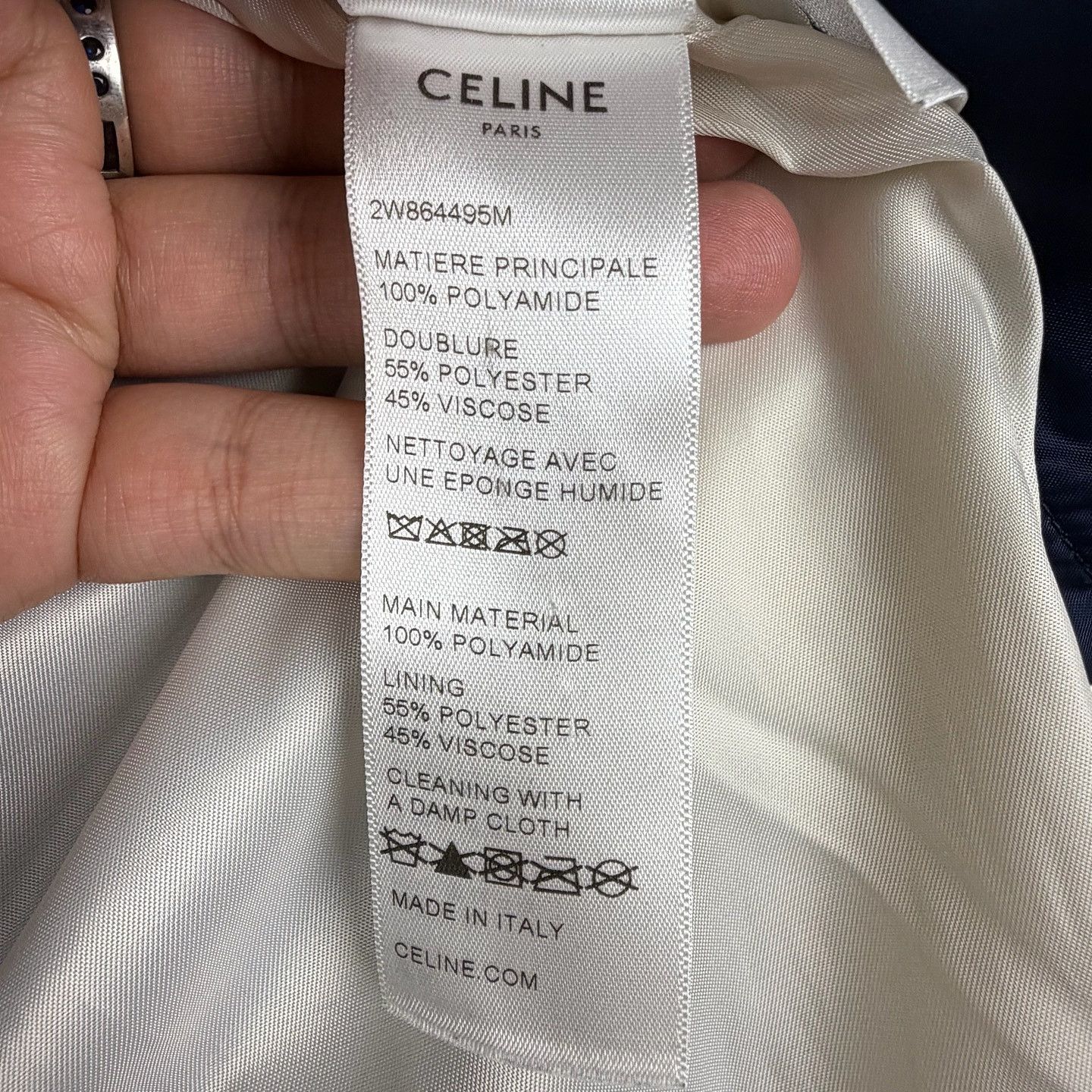 Celine CELINE Logo Print Coach Jacket Size L Size US L / EU 52-54 / 3 - 4 Thumbnail
