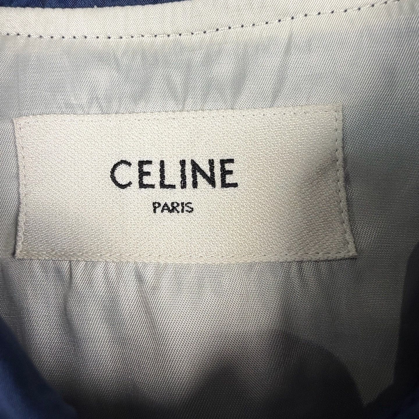 Celine CELINE Logo Print Coach Jacket Size L Size US L / EU 52-54 / 3 - 3 Thumbnail