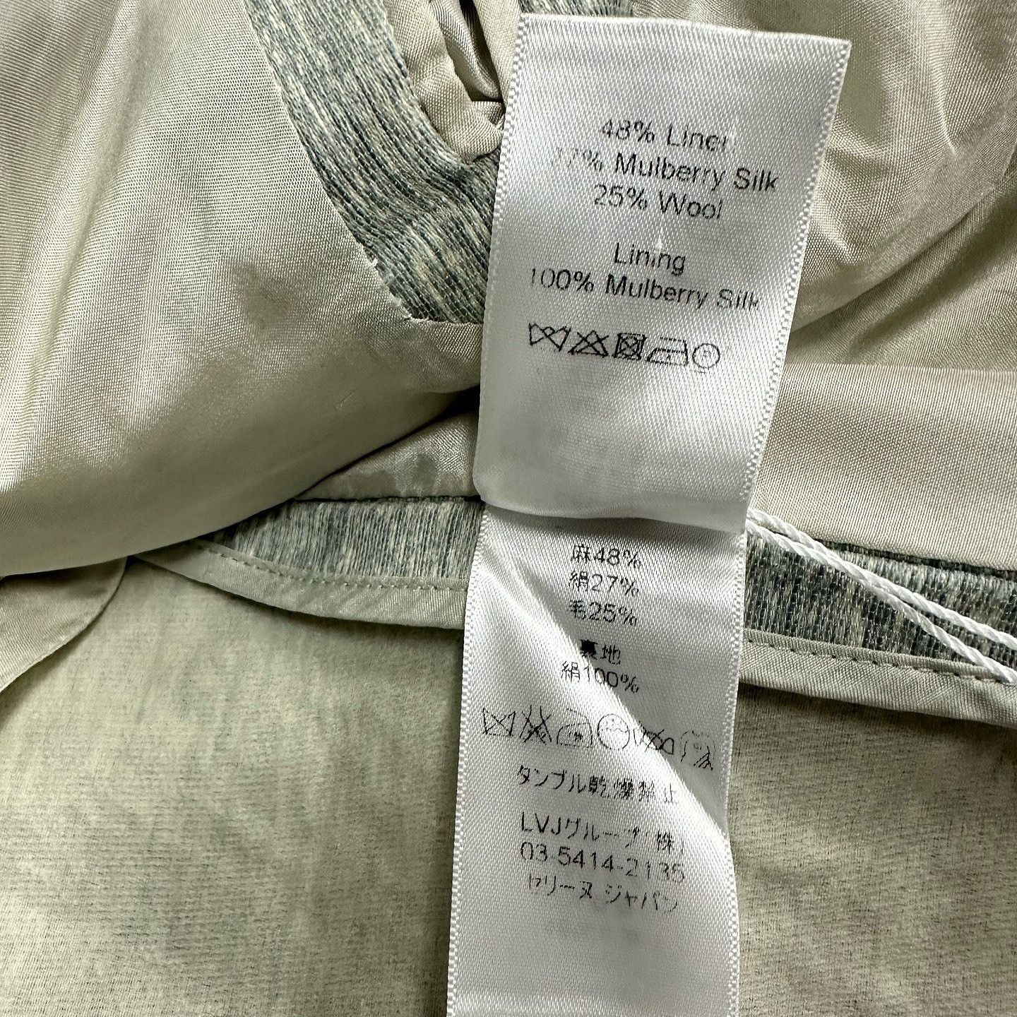 Celine CELINE Wool Silk Linen Blend Coat Size 38 Size S / US 4 / IT 40 - 5 Thumbnail