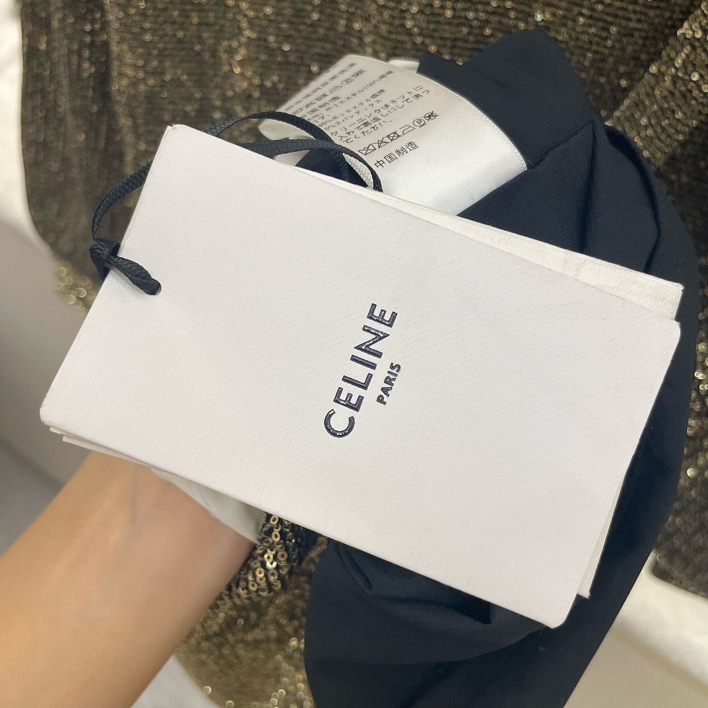Celine Celine Sequin Mini Dress Size L Size L / US 10 / IT 46 - 7 Thumbnail