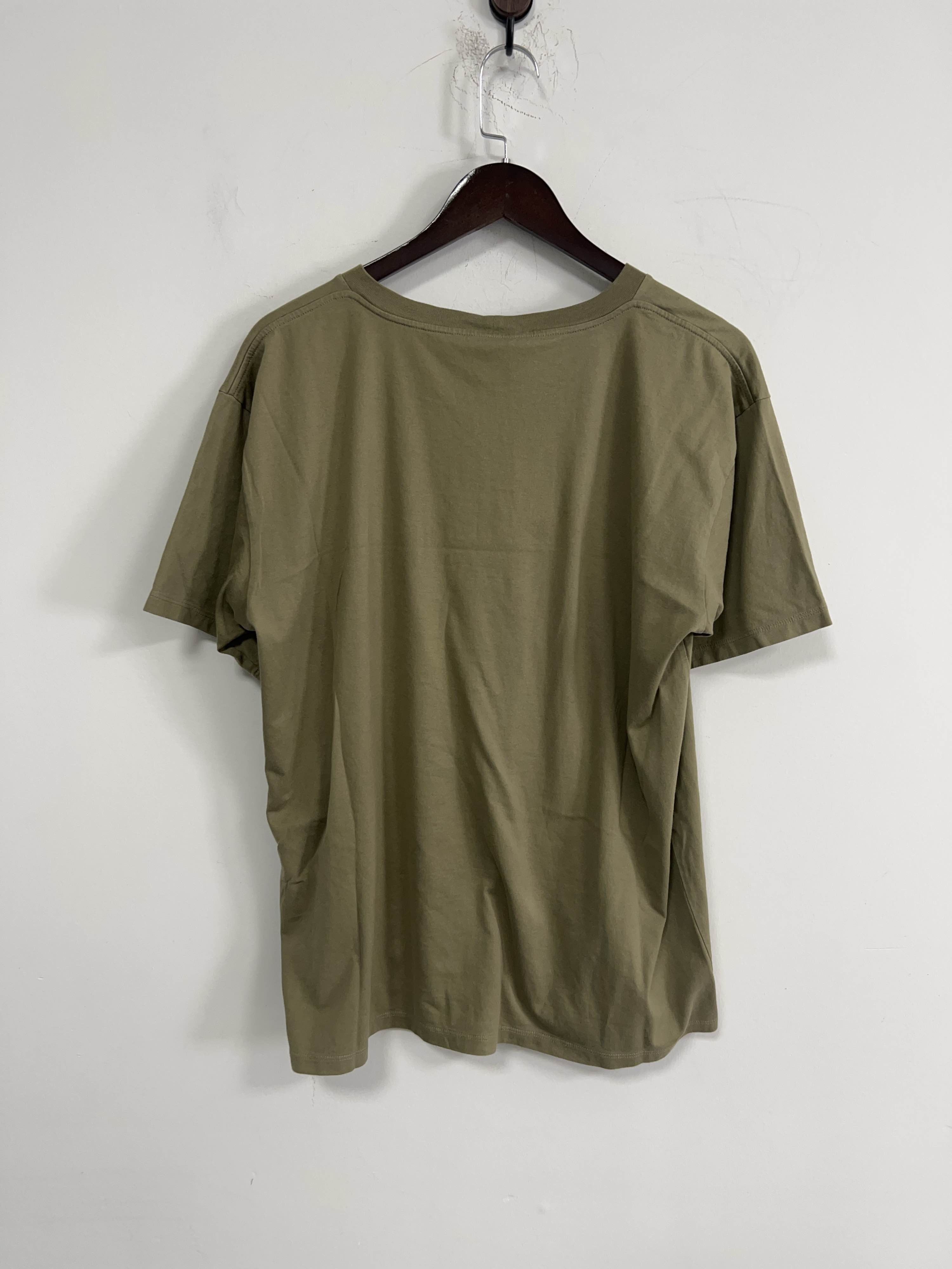 Celine CELINE Logo T-Shirt Olive Size L Size US L / EU 52-54 / 3 - 2 Thumbnail