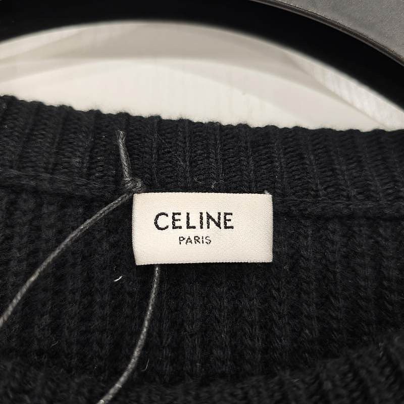 Celine Celine Logo Embroidery Sweater L Size L / US 10 / IT 46 - 3 Thumbnail