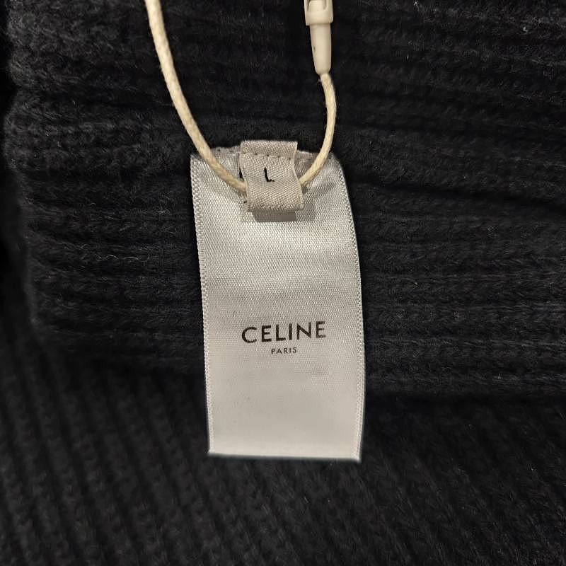 Celine Celine Logo Embroidery Sweater L Size L / US 10 / IT 46 - 4 Thumbnail
