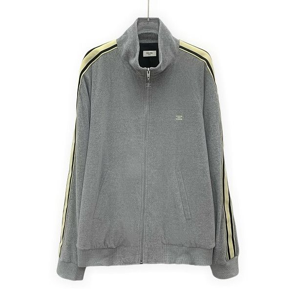 Celine CELINE Triomphe Logo Track Jacket Size XXL Size US XXL / EU 58 / 5 - 8 Thumbnail