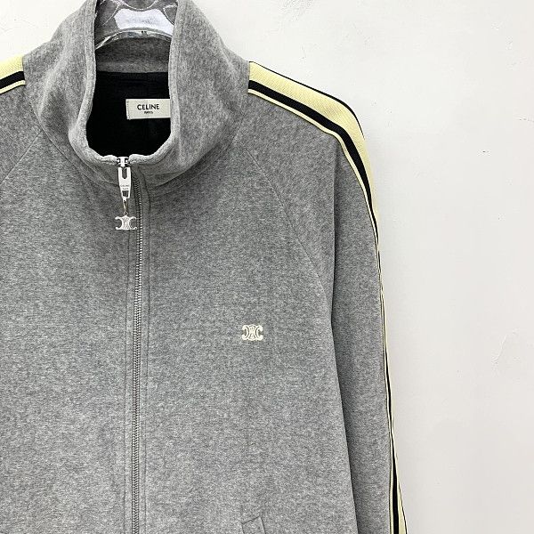 Celine CELINE Triomphe Logo Track Jacket Size XXL Size US XXL / EU 58 / 5 - 10 Thumbnail