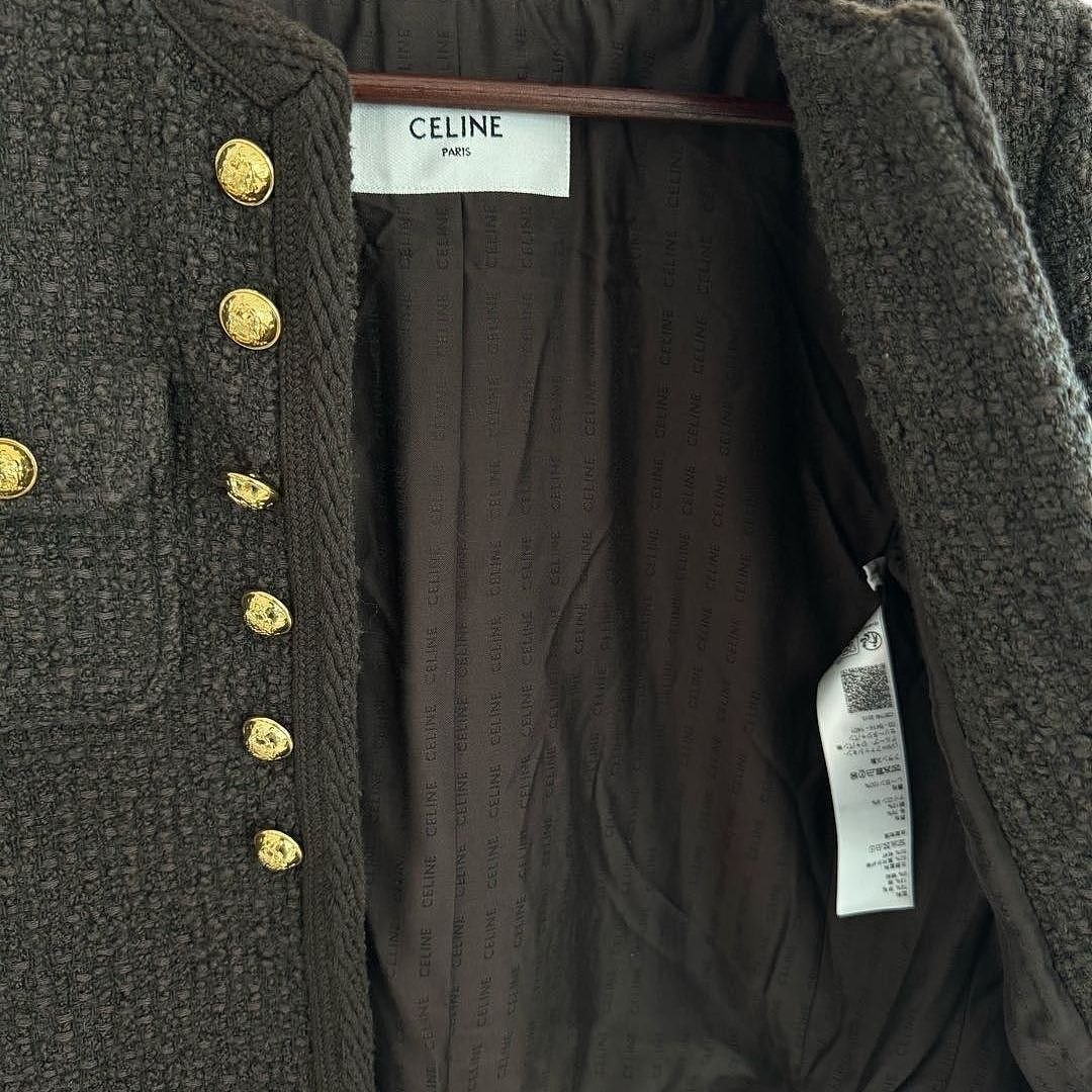 Celine CELINE Wool Blend Button Jacket Size 34 Size XS / US 0-2 / IT 36-38 - 10 Thumbnail