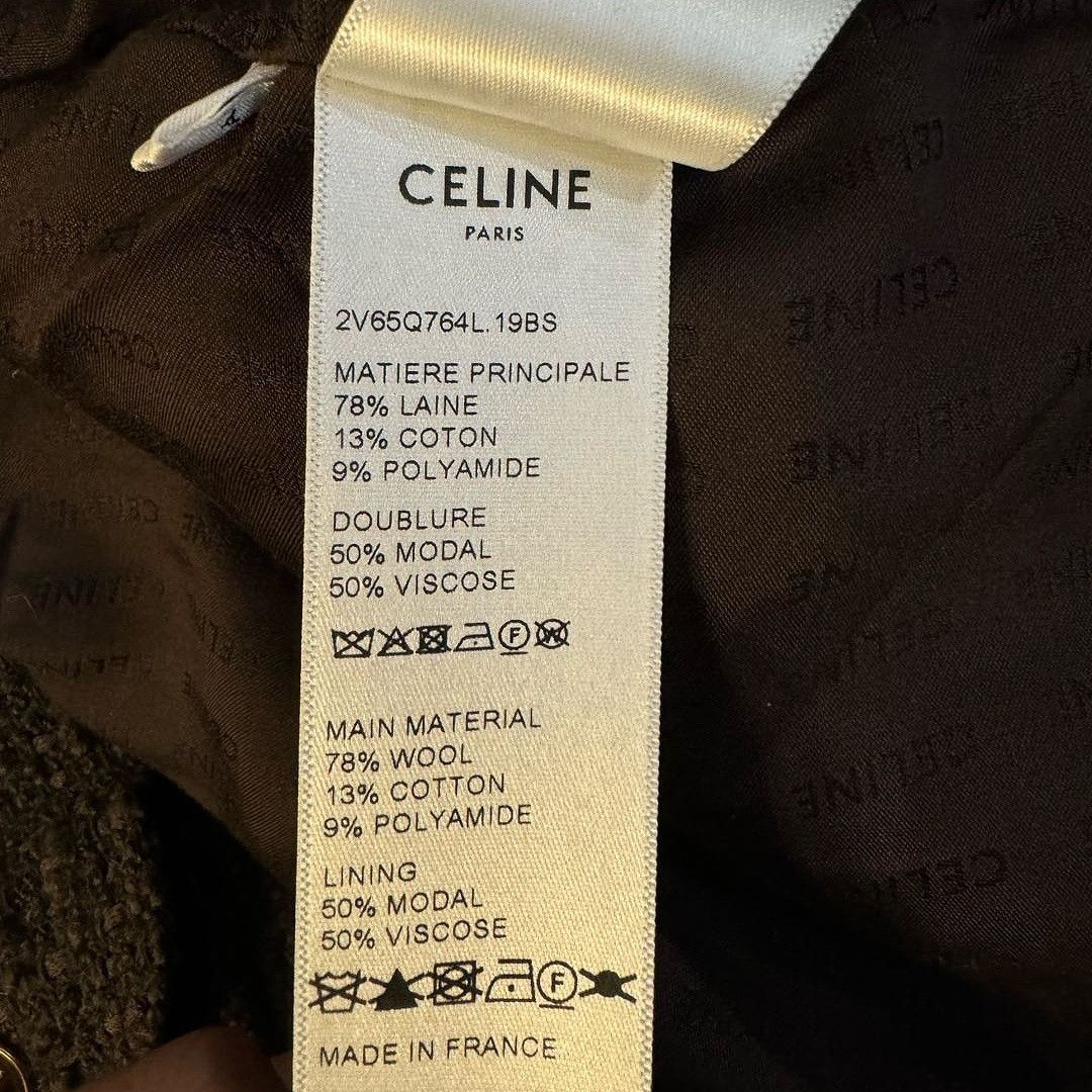 Celine CELINE Wool Blend Button Jacket Size 34 Size XS / US 0-2 / IT 36-38 - 17 Thumbnail