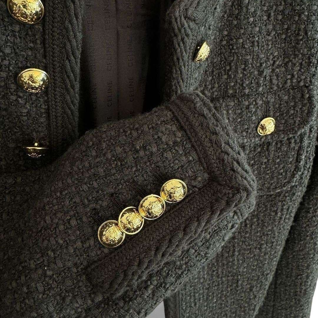 Celine CELINE Wool Blend Button Jacket Size 34 Size XS / US 0-2 / IT 36-38 - 9 Thumbnail