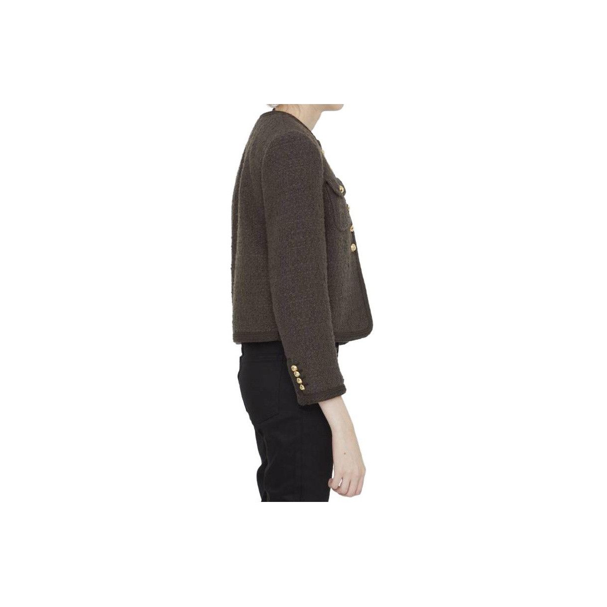 Celine CELINE Wool Blend Button Jacket Size 34 Size XS / US 0-2 / IT 36-38 - 19 Thumbnail