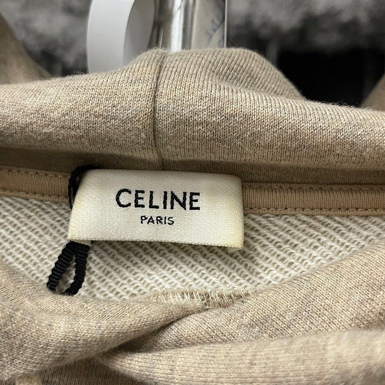 Celine CELINE Triomphe Logo Hoodie Size L Size L / US 10 / IT 46 - 3 Thumbnail