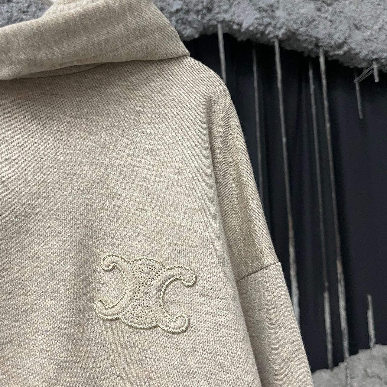 Celine CELINE Triomphe Logo Hoodie Size L Size L / US 10 / IT 46 - 7 Thumbnail