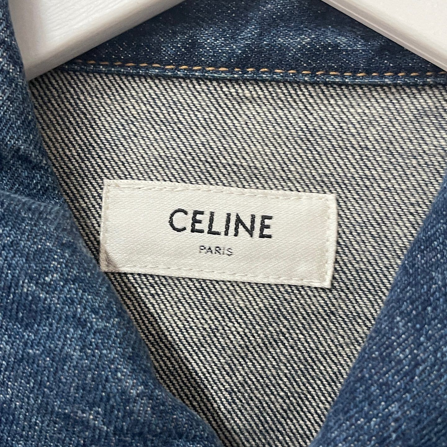 Celine Celine Studded Triomphe Denim Jacket Size M Size M / US 6-8 / IT 42-44 - 3 Thumbnail