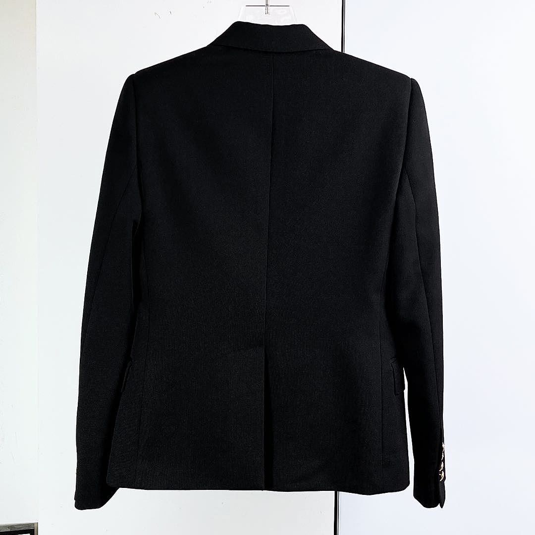 Celine Celine Double-Breasted Wool Blazer Size 34 Size XS / US 0-2 / IT 36-38 - 2 Thumbnail