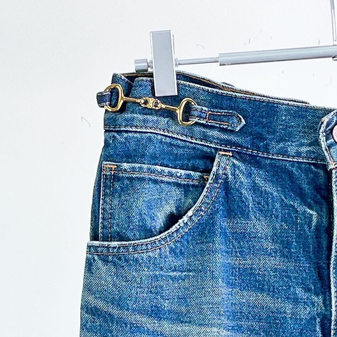 Celine CELINE Chain Detail Jeans Size 28 Size 28" / US 6 / IT 42 - 5 Thumbnail