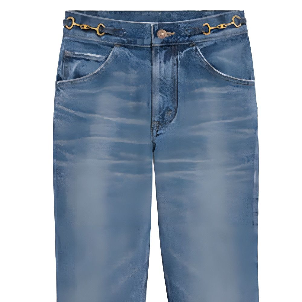 Celine CELINE Chain Detail Jeans Size 28 Size 28" / US 6 / IT 42 - 9 Thumbnail