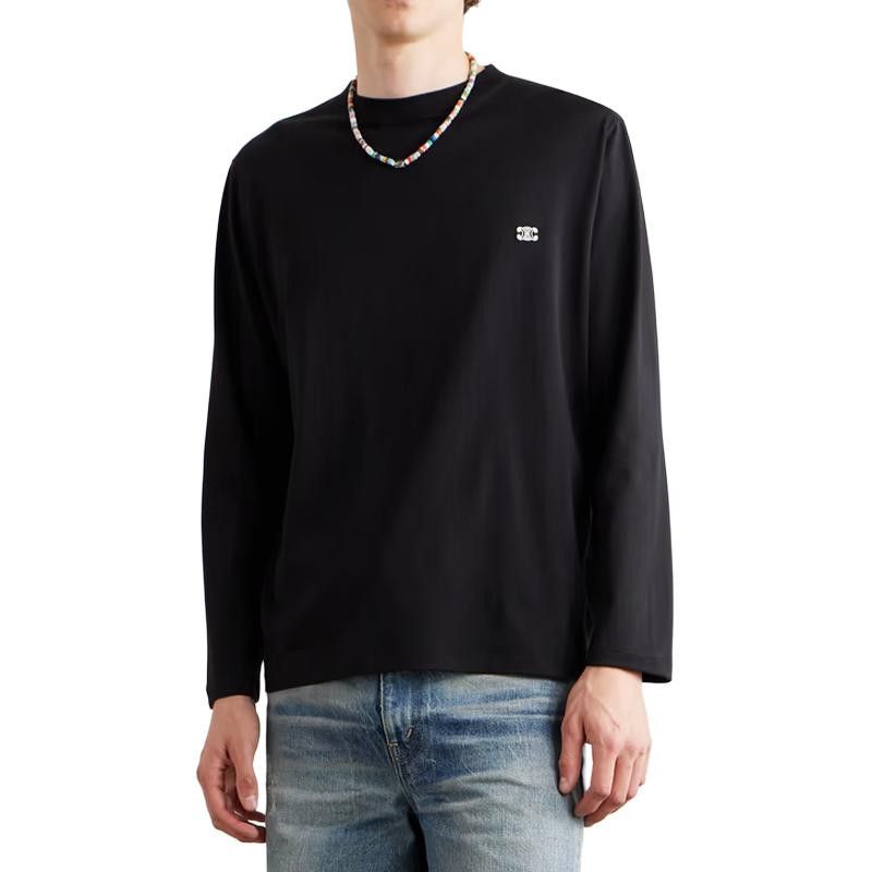 Celine Celine Triomphe Logo Long Sleeve T-Shirt Size S Size US S / EU 44-46 / 1 - 6 Thumbnail