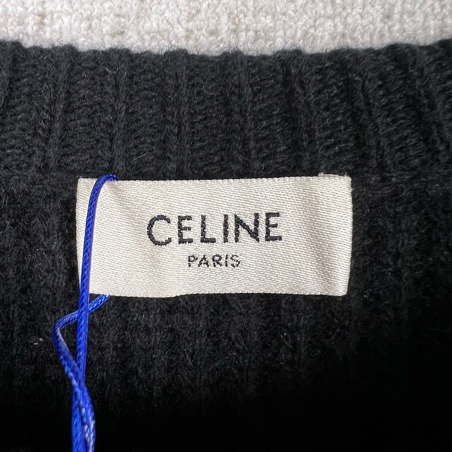 Celine Celine Logo Embroidered Wool Sweater Size S Size S / US 4 / IT 40 - 3 Thumbnail