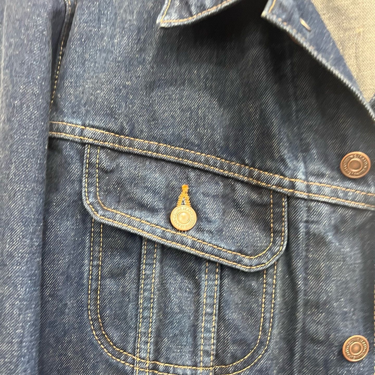 Celine Celine Logo Denim Jacket Size XL Size US XL / EU 56 / 4 - 8 Thumbnail