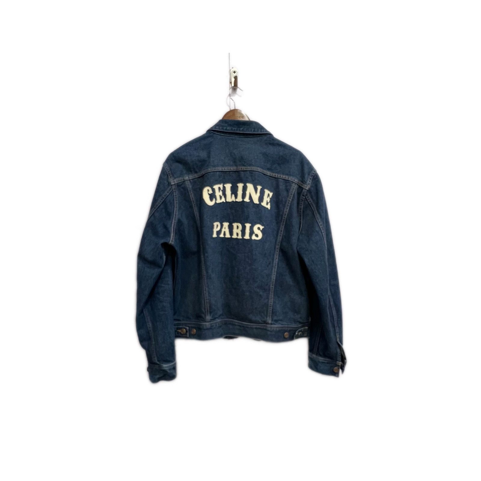 Celine Celine Logo Denim Jacket Size XL Size US XL / EU 56 / 4 - 2 Thumbnail