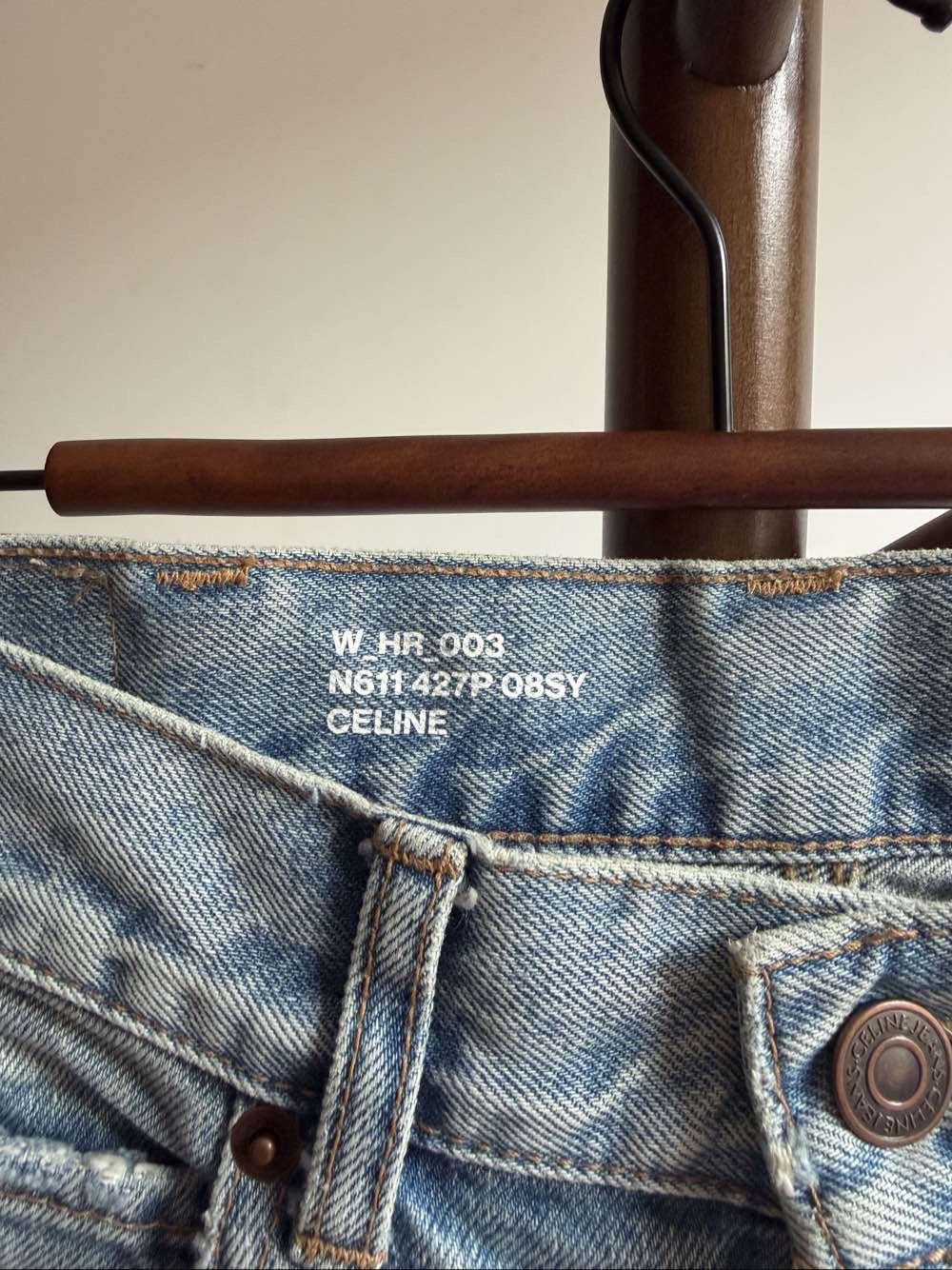 Celine Celine Distressed Washed Jeans Size 28 Size 28" / US 6 / IT 42 - 3 Thumbnail