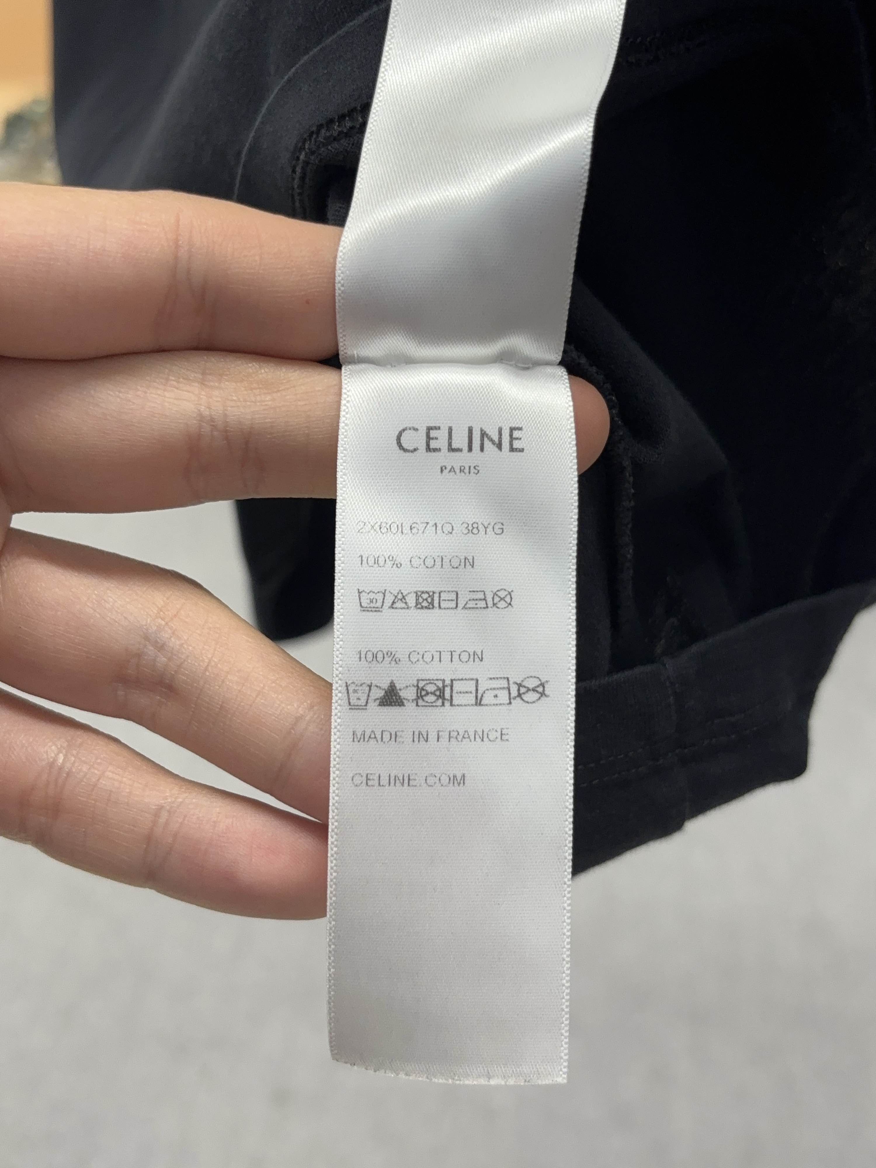 Celine Celine Letter Print T-Shirt XL Size US XL / EU 56 / 4 - 4 Thumbnail