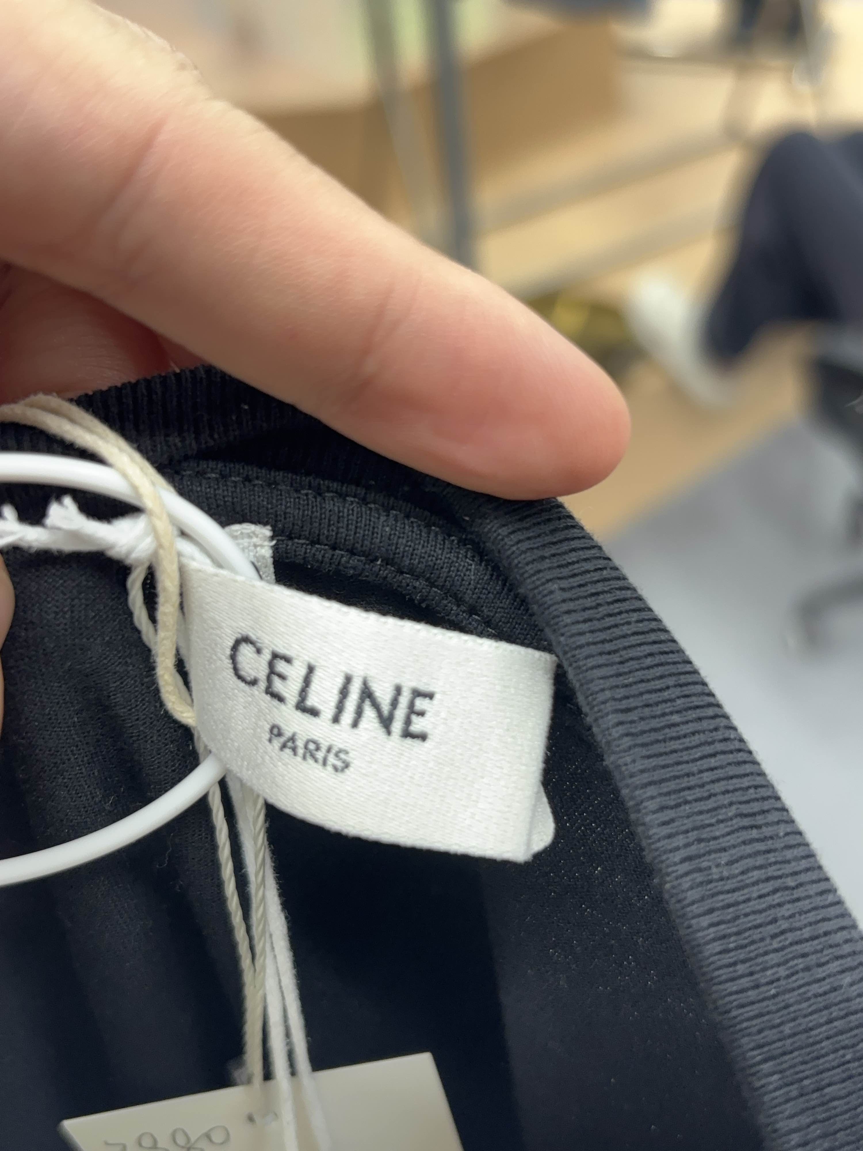 Celine Celine Triomphe Logo T-Shirt Size M Size M / US 6-8 / IT 42-44 - 3 Thumbnail