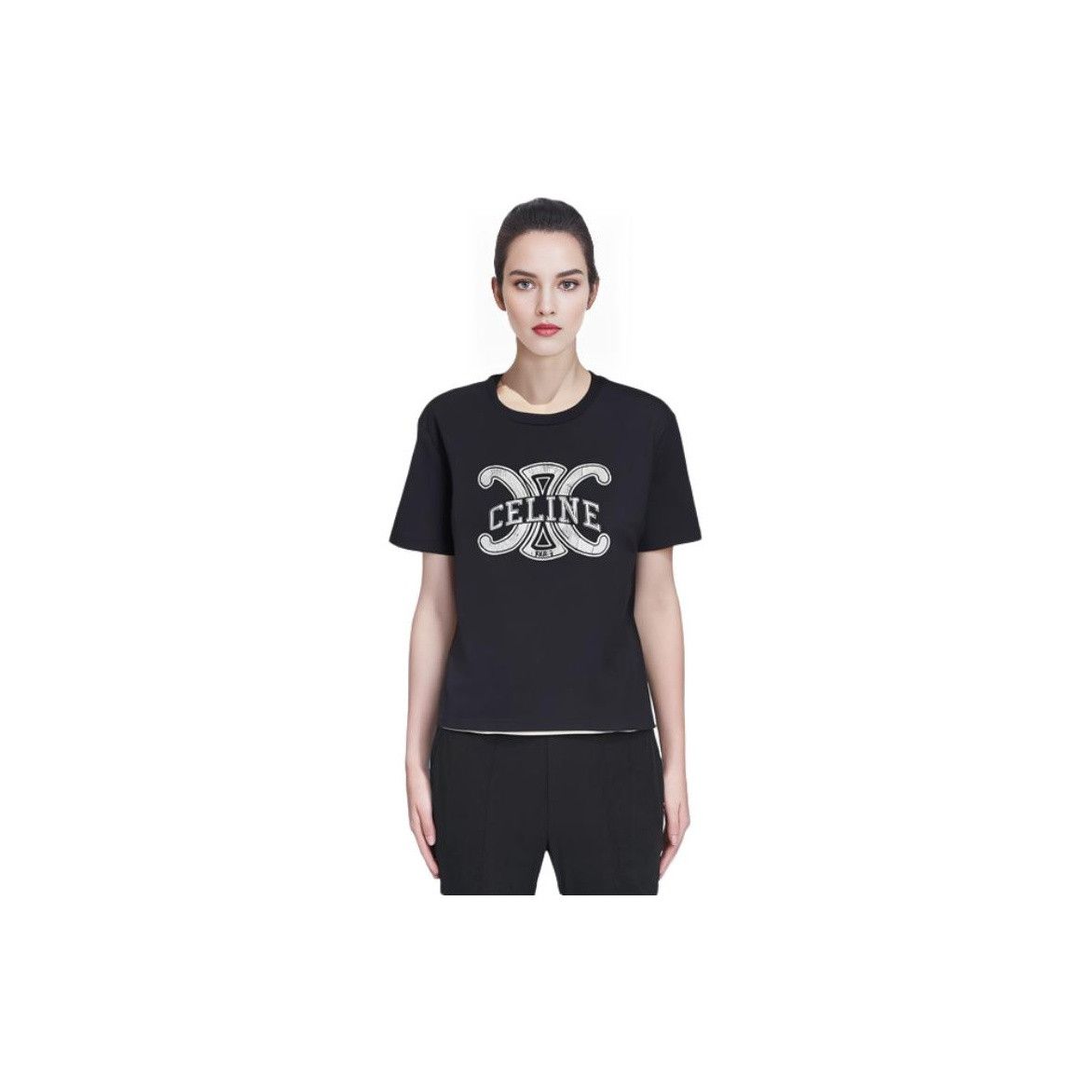 Celine Celine Triomphe Logo T-Shirt Size M Size M / US 6-8 / IT 42-44 - 11 Thumbnail