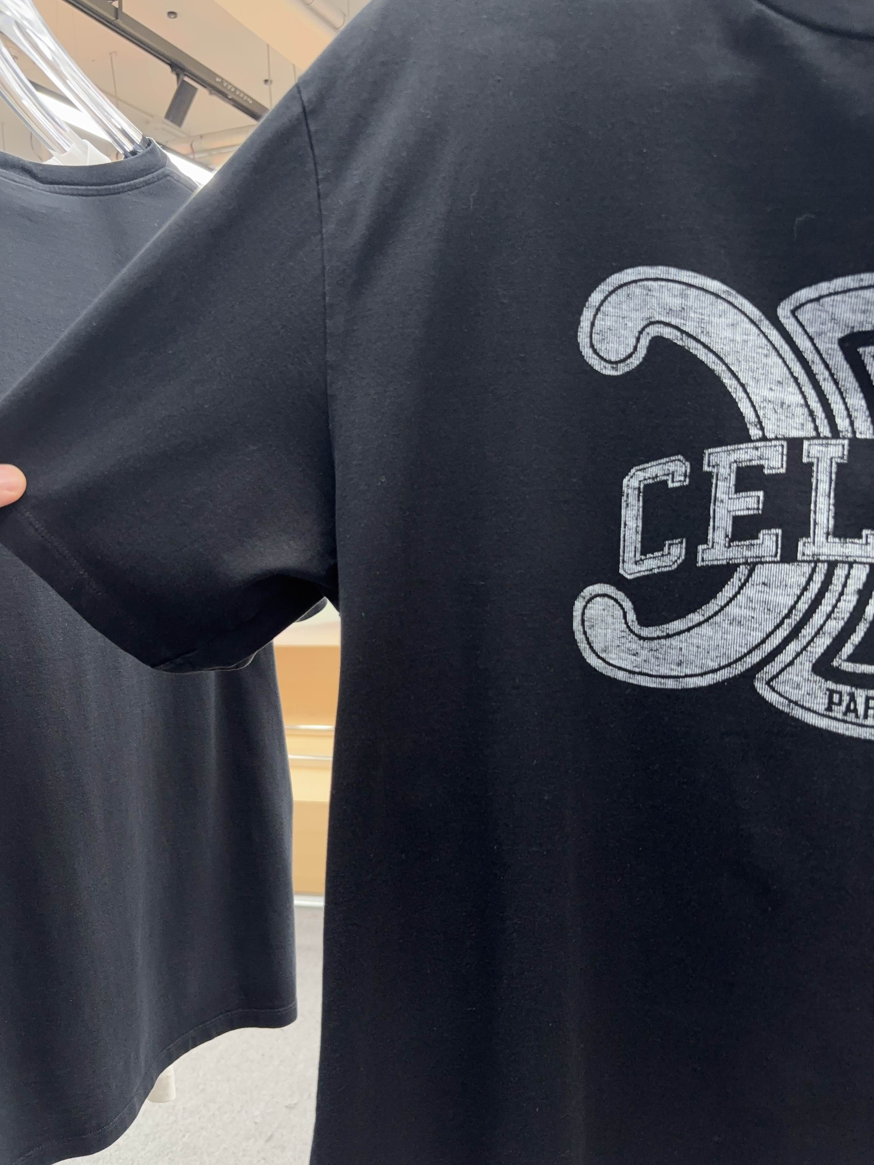 Celine Celine Triomphe Logo T-Shirt Size M Size M / US 6-8 / IT 42-44 - 7 Thumbnail