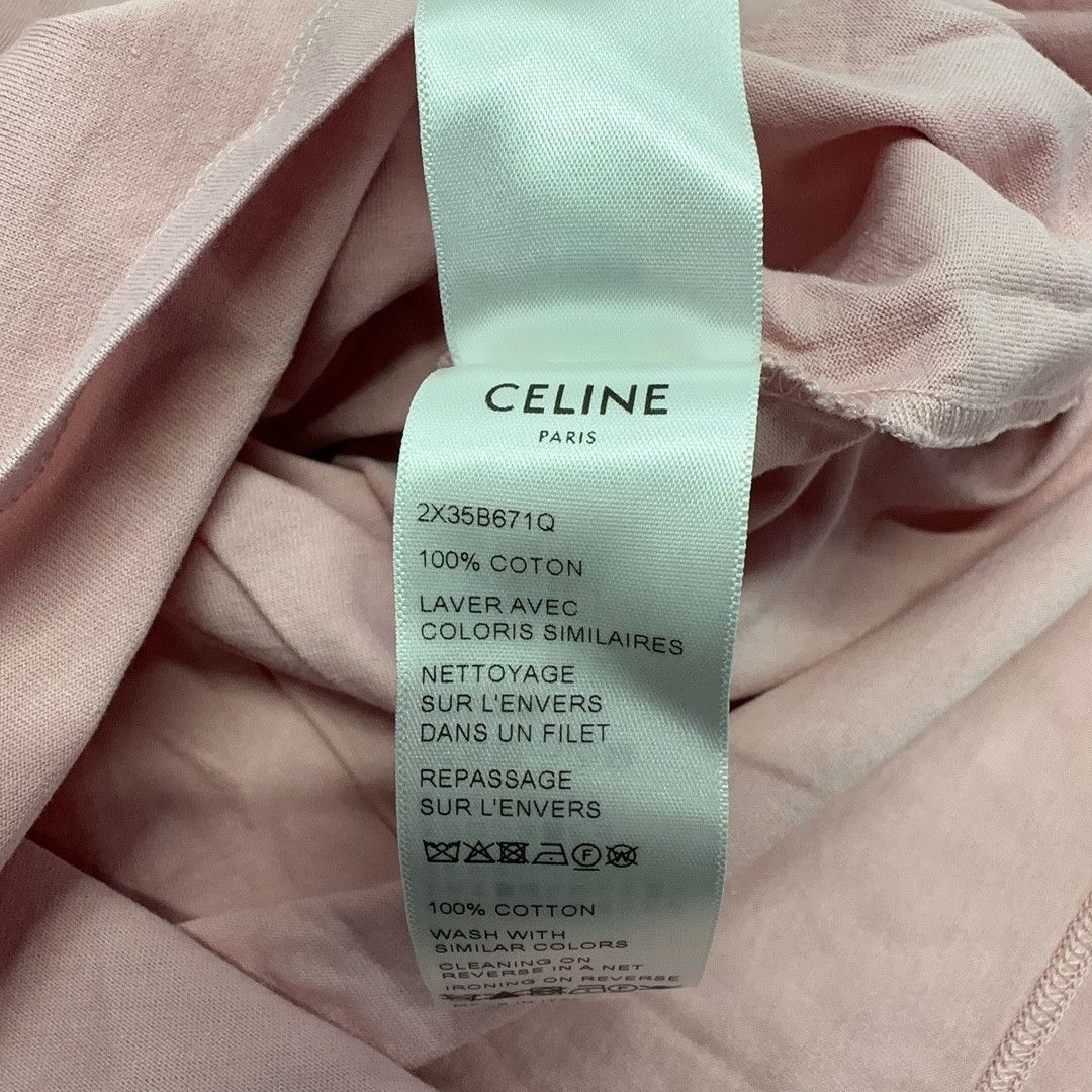 Celine Celine Embroidered Logo T-Shirt Size S Size S / US 4 / IT 40 - 4 Thumbnail