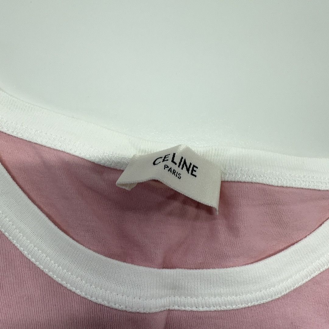 Celine Celine Embroidered Logo T-Shirt Size S Size S / US 4 / IT 40 - 5 Thumbnail