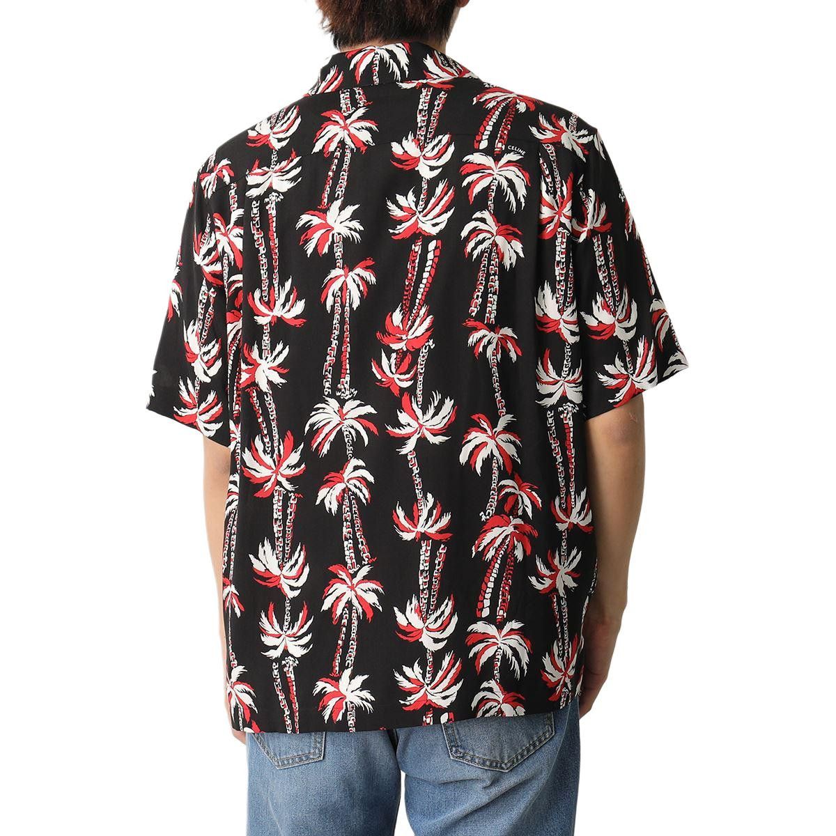 Celine Celine Palm Tree Print Button Up Shirt Size L Size US L / EU 52-54 / 3 - 9 Thumbnail