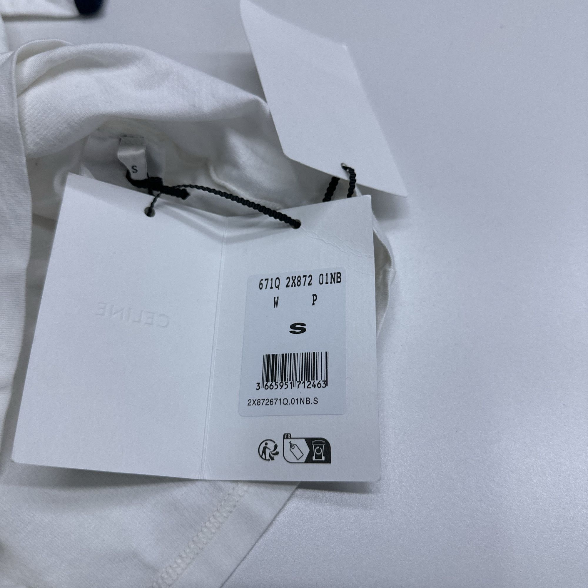 Celine CELINE Triomphe Logo T-Shirt Size S Size S / US 4 / IT 40 - 5 Thumbnail