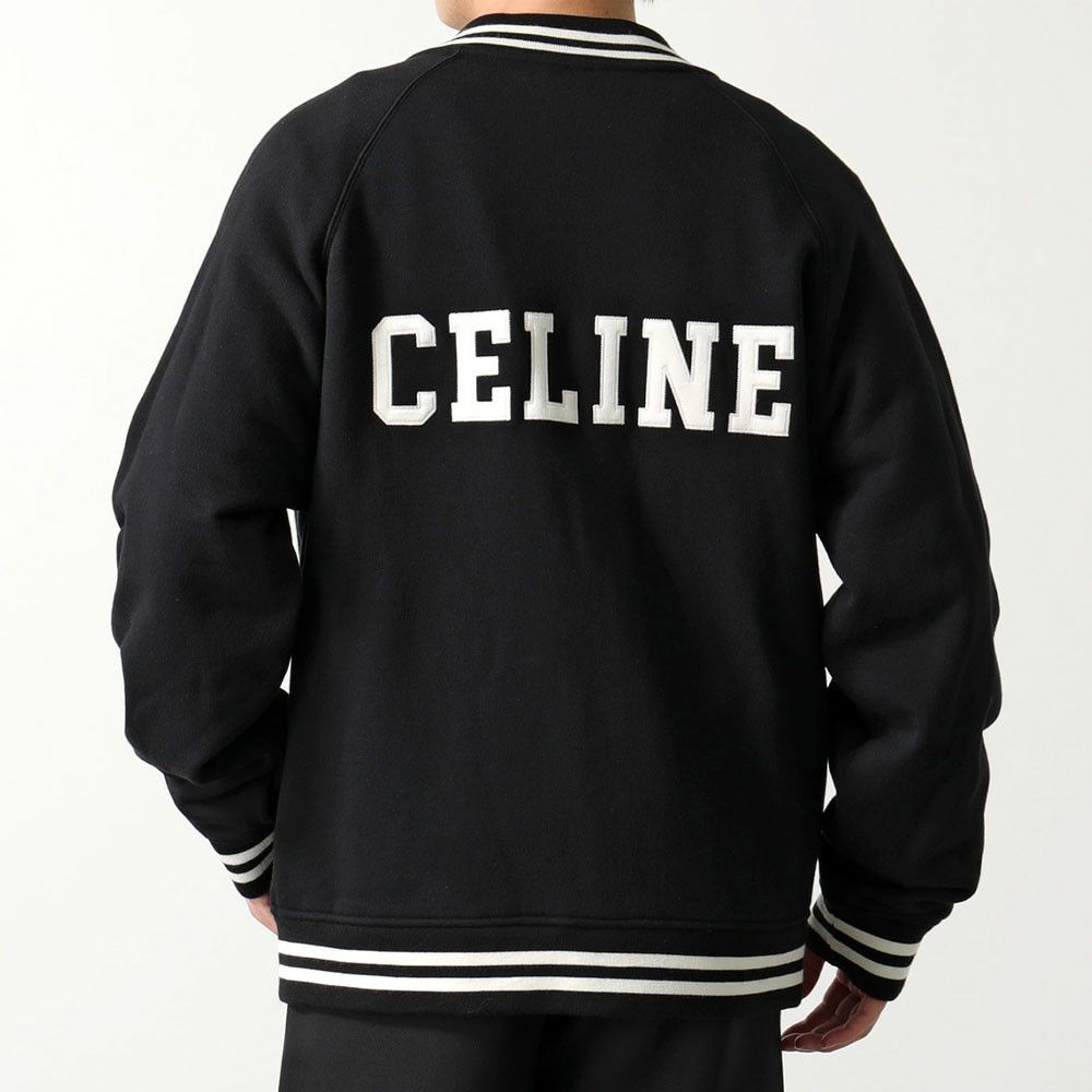 Celine Celine Logo Varsity Bomber Jacket Size XXL Size US XXL / EU 58 / 5 - 7 Thumbnail