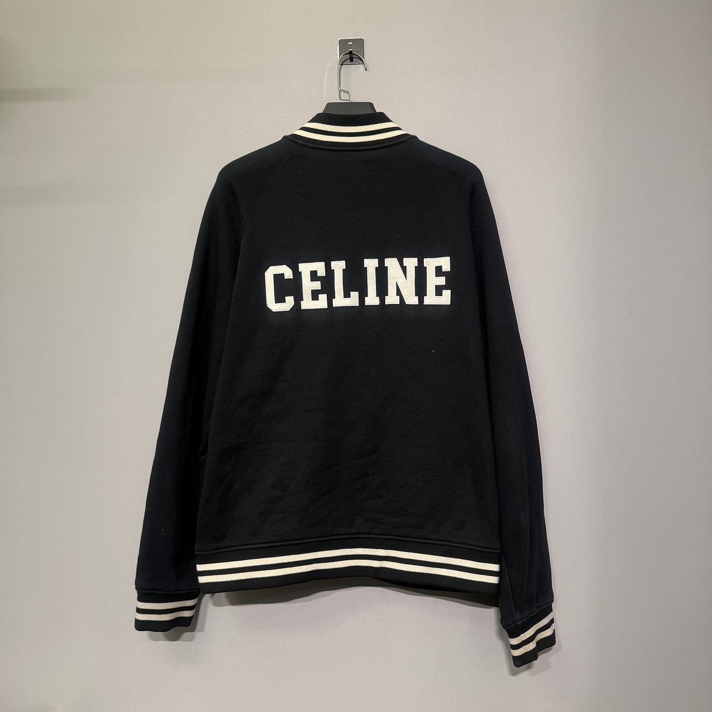Celine Celine Logo Varsity Bomber Jacket Size XXL Size US XXL / EU 58 / 5 - 2 Thumbnail