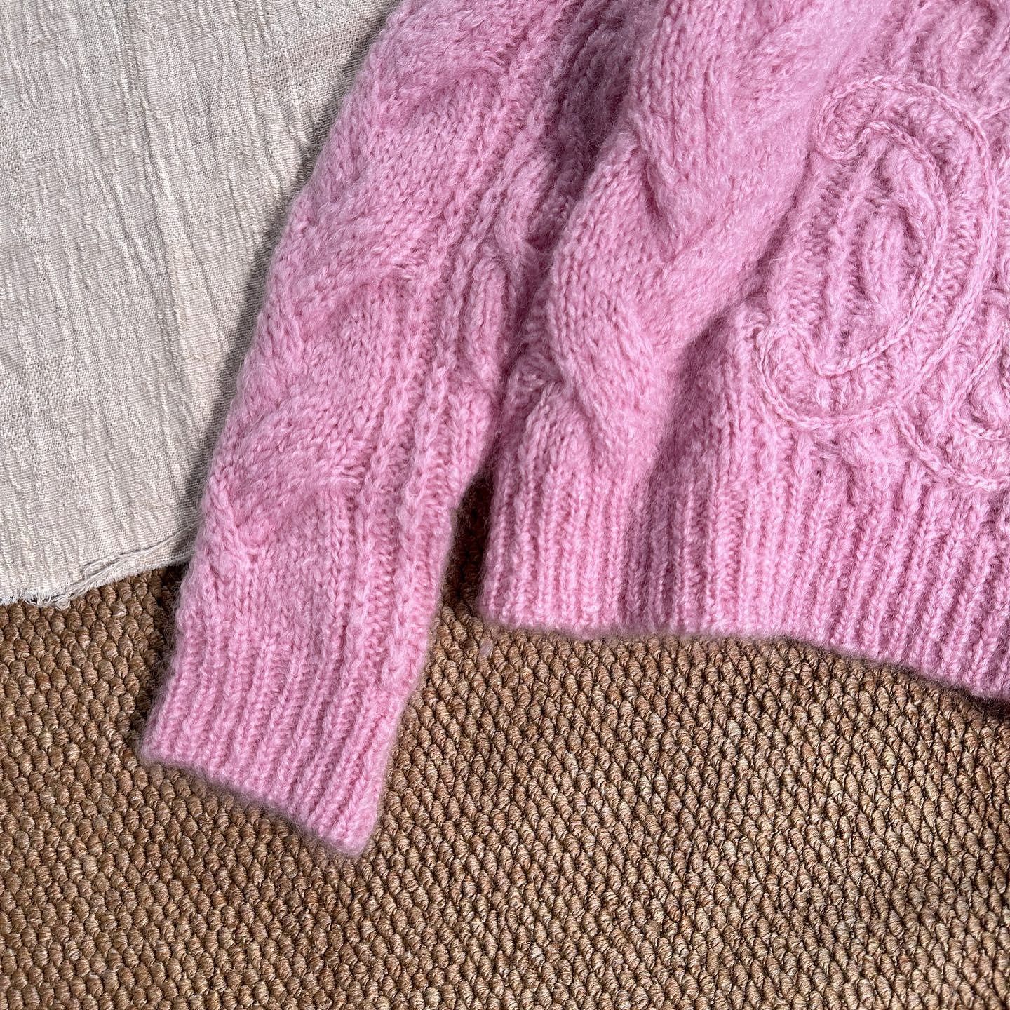 Celine Celine Pink Mohair Knit Polo Sweater M Size M / US 6-8 / IT 42-44 - 8 Thumbnail