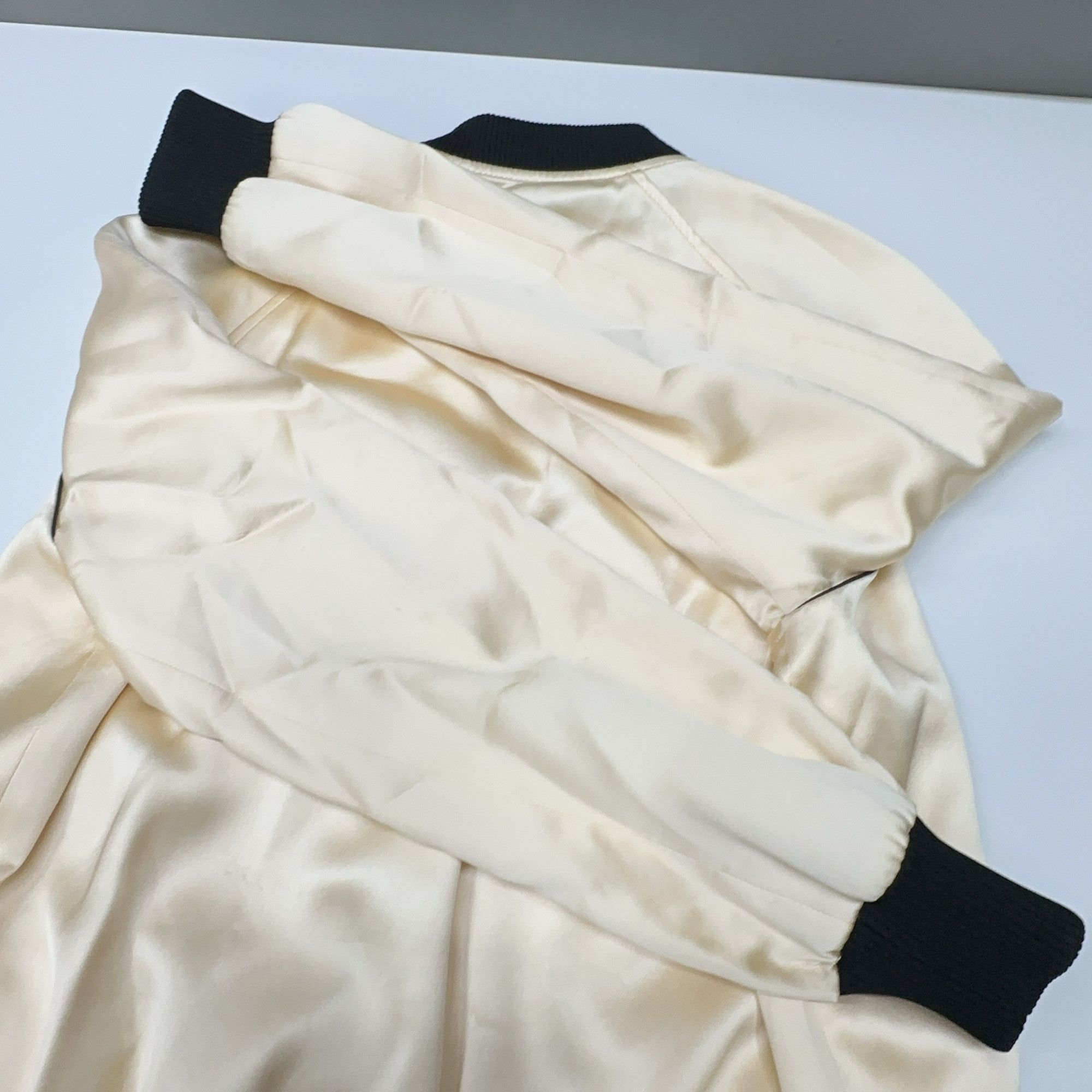 Celine CELINE Satin Bomber Jacket Size 36 Size XS / US 0-2 / IT 36-38 - 11 Thumbnail