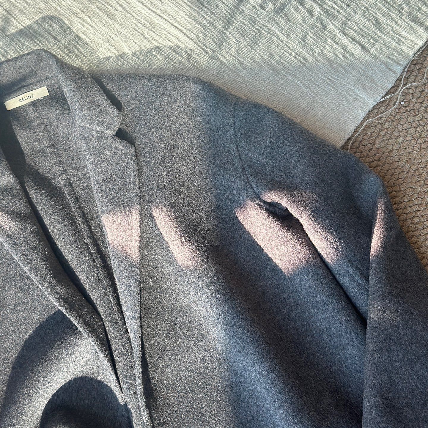 Celine Celine Gray Wool Coat Size 34 Size XS / US 0-2 / IT 36-38 - 6 Thumbnail
