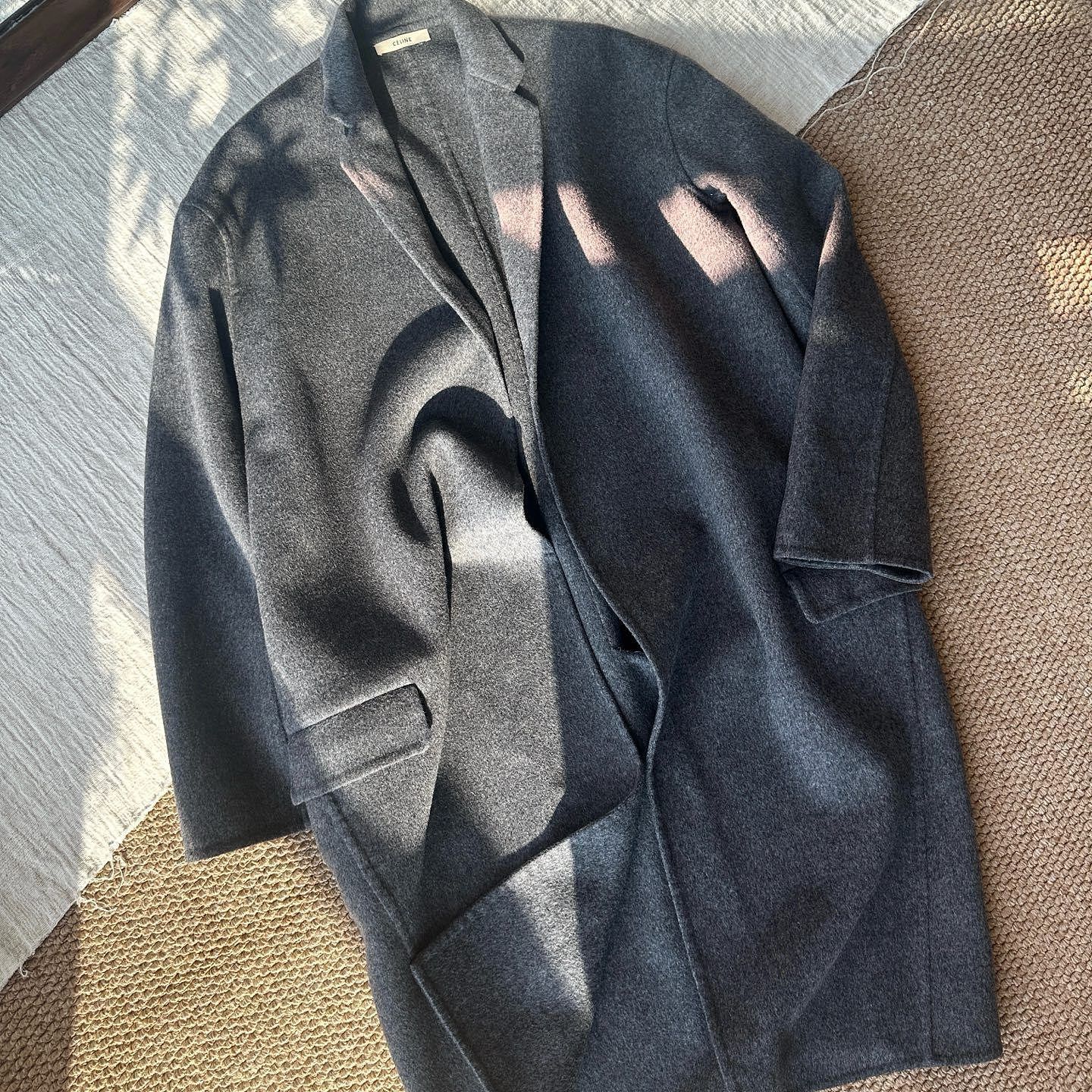 Celine Celine Gray Wool Coat Size 34 Size XS / US 0-2 / IT 36-38 - 5 Thumbnail