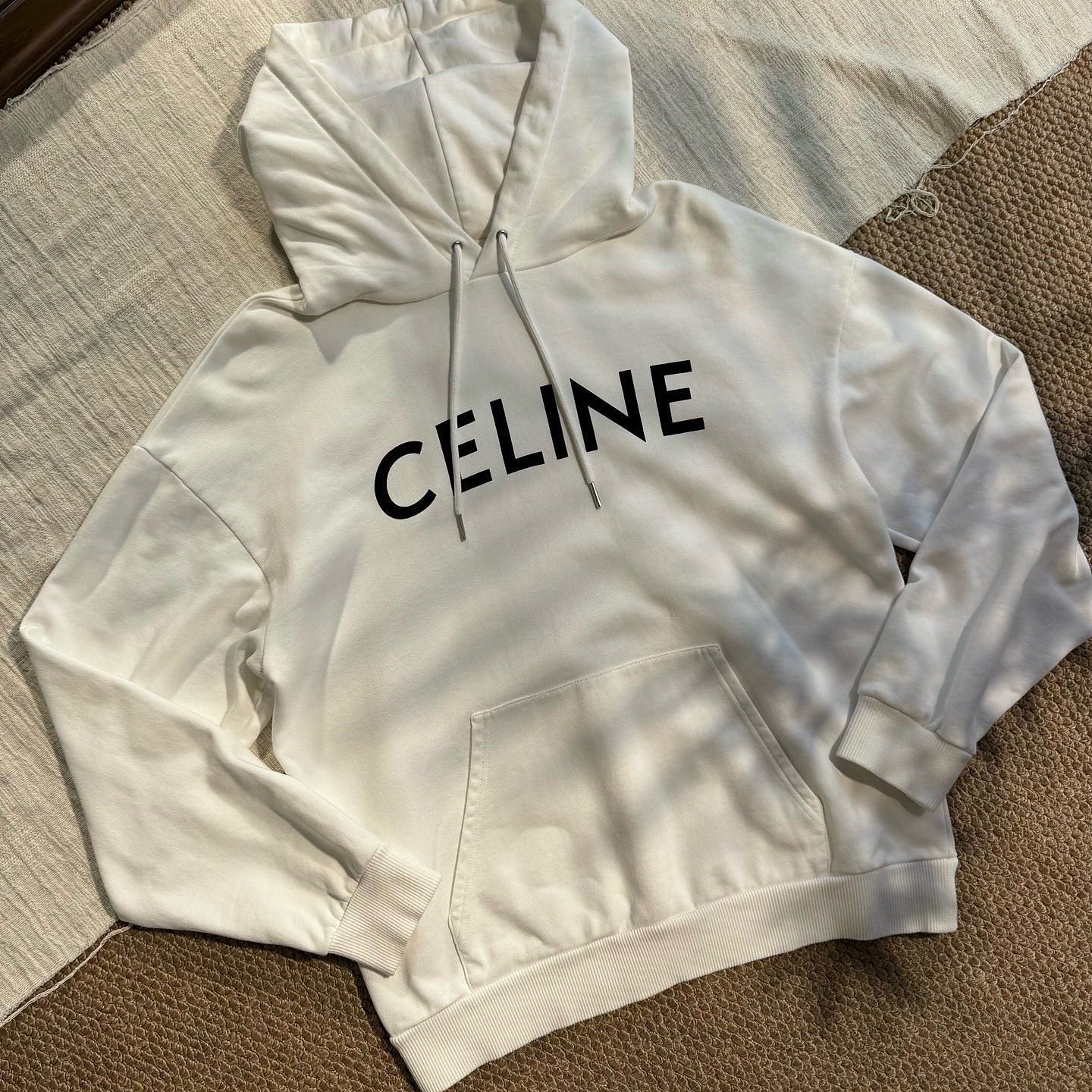Celine Celine Logo Hoodie Size M Size M / US 6-8 / IT 42-44 - 7 Thumbnail