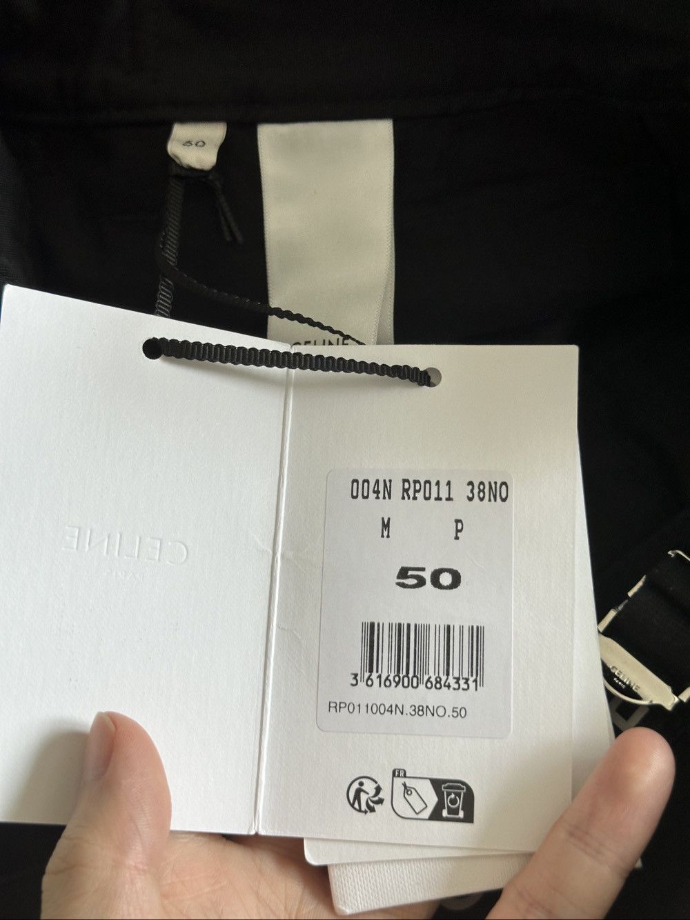 Celine Celine Logo Cargo Pants Size 50 Size US 34 / EU 50 - 4 Thumbnail