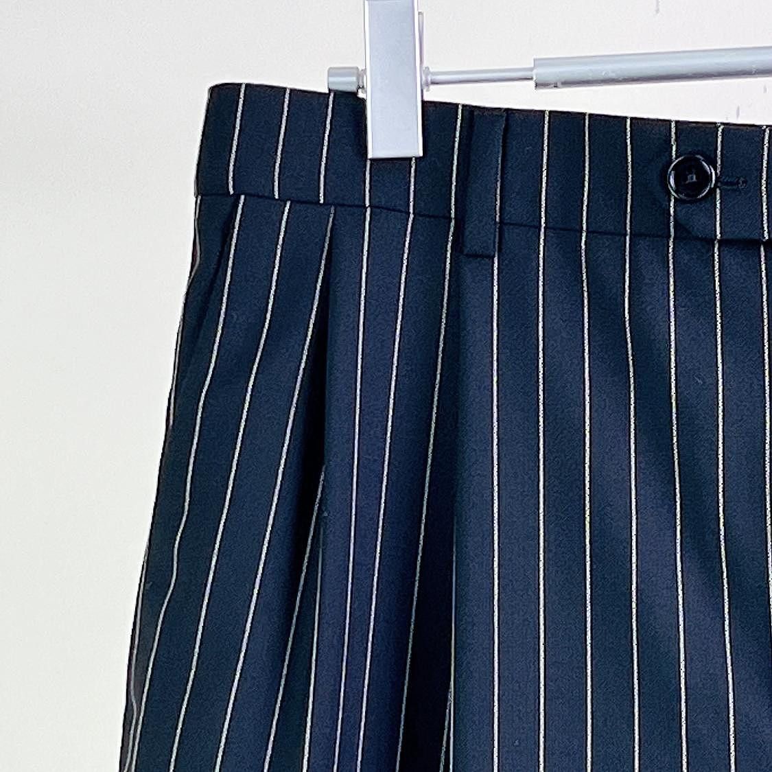 Celine Celine Pinstripe Trousers Size 40 Size 27" / US 4 / IT 40 - 5 Thumbnail